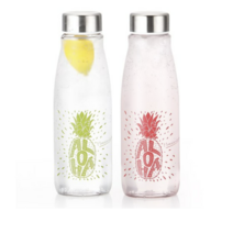비프로젝트 하와이안키친 트라이탄 파인애플 물병 2종 세트, 레드, 1000ml