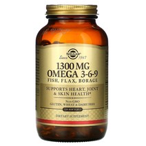 Solgar 오메가369 1300mg 소프트젤 120정