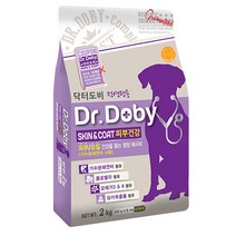 닥터도비 스킨앤코트 강아지 사료 2p, 피부/털개선, 2kg, 1개