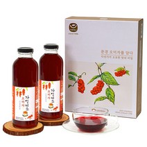 문경 오미자청 500ml X 2병 선물용(비정제원당)