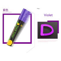 lcd led 야광 네온사인 간판 전광판 LED 형광펜 전용 형광펜 브러시 지울 수 펜, 보라색 3