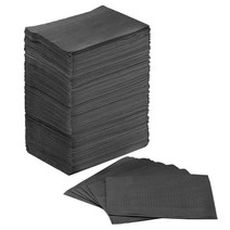 125pcs 일회용 문신 깨끗한 패드 우수한 이중층 복합 멤브레인 흡수성 방수 식탁보 문신 액세서리 의료 종이 식탁보, Black