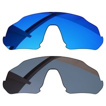 Alphax 2 세트s Winter Sky Sliver 그레이 편광 렌즈-Oakley Flight Jacket OO9401 Frame, [01] 2 세트s