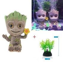 어항 꾸미기 바닥재 어항돌 은신처 장식품 장식 산호사 해수염 기왓장 칸막이 화산석 수족관 식물 산소 공급 수족관 액세서리 노란색 잠수함 시뮬레이션 식물 수족관, 나무 b