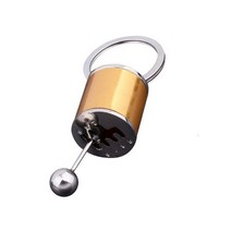 피젯 스피너 키덜트 손장난감 메탈 키 고리 6단 수동 기어, 2. 레드