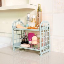 DD-10118 조립식선반 PP선반 DIY 2층 조립식 2단 선반, 2단 미니선반-핑크