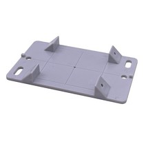 토탈 스테이션 미니 프리즘 광학 40x40mm 2 타겟 리플렉터 포함 각도 측정 플라켓, 04 Plastic base