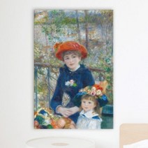 피에르오귀스트르누아르의작품_세로_중형노프레임, 1타입-두자매