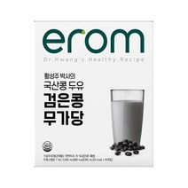 이롬 황성주 검은콩무가당두유, 190ml, 32개