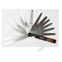 0.02~1mm 100ML (18pcs) 독일 한도 시크니스게이지 100ML (전장 100mm) 틈새 두께게이지 토탈공구