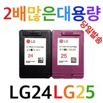 LG LG24 비정품잉크, 1개입, LG24XL검정