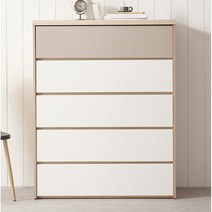 하이앤드리 세리드 980 5단 깊은 서랍장 속 깊은 서랍장 5단 3단 와이드 수납장 안방 침실 서랍장 옷 와이드 틈새, 아카시아