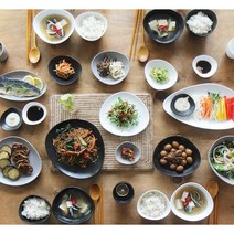 에라토 조약돌 6인 혼수그릇 홈세트 시리즈 42p, 그레이&화이트