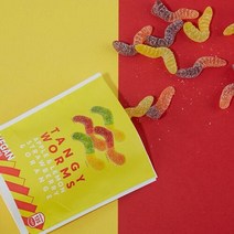 젤러스스윗 탱이 웜즈 과일 젤리 비건 다이어트 간식 40g