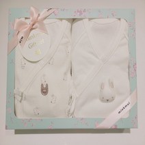 [밍크뮤]HP루루+루루모달배내저고리2종SET 32A70-000-04 08 23년토끼띠출산선물 쌍둥이선물, 없음