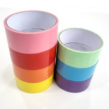 퍼니스핀 테이프공 테이프볼 만들기 찍찍이 끈끈이 찐득볼 말랑이 만들기, 4.8cm, 비비드 핑크