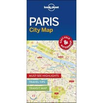 Lonely Planet Paris City Map