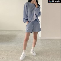에이치스타일 H스타일(SET)와플스트링세트/봄/여름/트레이닝세트/마트룩/츄리닝셋트/상하셋업/라운지룩/애슬래져