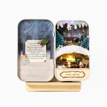 민화샵 틴케이스 DIY 미니어처 하우스 소품 꾸미기 만들기, 겨울토굴집 UDOMA0023, 1개