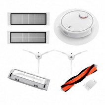 샤오미 미 로봇 진공 청소기 가정용 필터 먼지 살균 롤러 브러시 스마트 계획 전화 원격 제어 2018 신제품, 다크 카키, 유럽 ​​연합, 04 Dark Khaki_01 EU