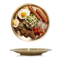 [∂LL7] 한쿡 티타늄 수육 접시 30cm 식기 주방 예쁜 플레이팅 원형 심플 음식_h§eEA, §본상품§e