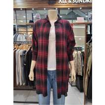 올앤선드리 W몰 올앤썬드리 바운스 체크 블라우스 A1F7B470