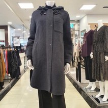 샤트렌 여성 겨울 하프 코트 (마지막 99 000원)핸드메이드 박스핏 가볍고 따뜻한 소재 캐쥬얼한 후드 모직 반코트 데일리 겨울 아우터
