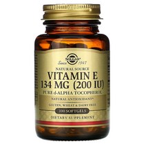 Solgar 솔가 내추럴 소스 비타민E Natural Source Vitamin E 200IU 100소프트젤