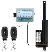 원격 제어가있는 선형 액추에이터 dc 12v 50mm-400mm 스트로크 길이 금속 기어 dc 전기 드라이브 창 오프너 선형 모터, 400mm 스트로크 길이, 초당 700n 10mm