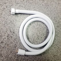 스텐 주름관 흰색 1.5m 스테인레스 스틸 유연한 샤워 호스 파이프 epdm 내부 튜브가있는 이중 잠금 장치 도매 yt-5111-ba, 하얀색, 150cm