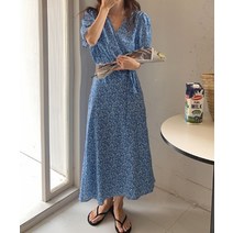 (무배당일발송)리조트 랩원피스