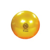 리듬 체조 컬러 볼 공 1개 옐로우 학교 어린이집 운동 유치원