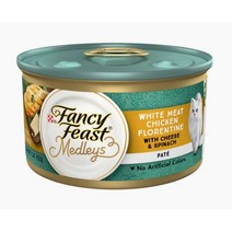 팬시피스트 엘레강트 메들리파테 고양이캔 플로렌틴 치킨&치즈, 85g x 24개입