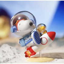 popmart 팝마트 스누피 피너츠 우주여행 시리즈 아트토이 단품 피규어, L개