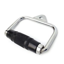 헬스장 케이블 랫풀다운 케이블크로스오버 그립 손잡이 액세사리 삼두근 시티드로우, 1