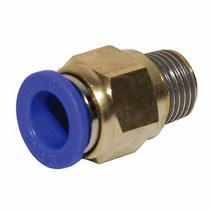 (봉(10EA)) 원터치피팅(PC타입) 4-PT1/4 4mm 코리아뉴매틱 PC 6220633, 1