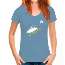 웨이크보드 서핑보드 포일 하이드로 패들 웨이크보드 티셔츠 스케이트 보트 웨이크서핑, 18 WoMen Haze blue_03 S