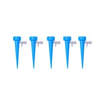물주기 화분 급수AISN-식물용 자동 관개 급수 스파이크 5 꽃 실내 가정용 물방울 시스템, 02 5pcs Blue