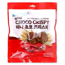 니코 미니 초코 크리스피 112g 오트밀 미니바이트 대용량 수입 과자 귀리 간식, 3개