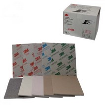 3M 샌딩 스폰지 페파 20장 5종류 택1 광택 사포 핸드패드 샌딩스폰지, 02606