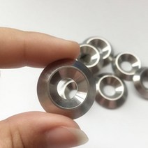 평와셔 평와샤 핀셔 고무 플라스틱 와셔 동와셔 볼트 너트 와샤 스테인레스 스틸 원추형, 콘 m10x30x6(2개)
