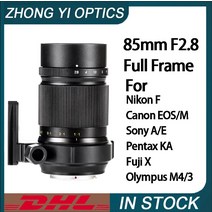 카메라렌즈 Zhongyi Optics-고정 초점 카메라 렌즈 85MM F2.8 1-5X F EOSM 소니 AE 펜탁스 카 후지 X 올림, 02 후지 xf_01 85MM F2.8