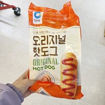 청정원 오리지널 핫도그 375g x 1개, 종이박스포장