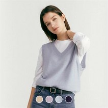 셀러허브(10) 지오다노 NC11 여성 브이넥 니트조끼 35002910