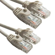 대원티엠티 CAT 5E UTP 랜 케이블 10m DW-UTP5E, 그레이, 2개입