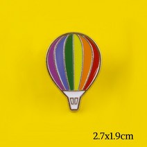 레인보우 핀 아연 합금 배지 의류용 금속 브로치 Lgbt 악세사리 친구 선물 옷에 배낭, [08] HZ0485XZ