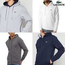라코스테 후드 집업 자켓 플리스 스트라이프 블랙 그레이 네이비 SH7609-AH0 MNC 5NY KZA SNP SH8874-031