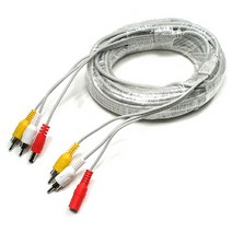 건강-드림_Coms CCTV 케이블 15m - 2RCA + DC 5.5 전원 회색 CCTV용품 CCTV부품 감시카메라 CCVT CCTV악세사리 보안TV_rjsrkdemf, G-D-선택사항없습니다