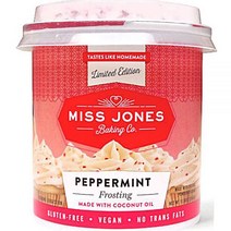 Miss Jones 계절 프로스팅 코코넛 오일 페퍼민트 11.98 oz
