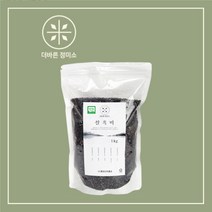 [보성특수농산] 더바른정미소 유기농 찰흑미 1kg * 1봉, 단품
